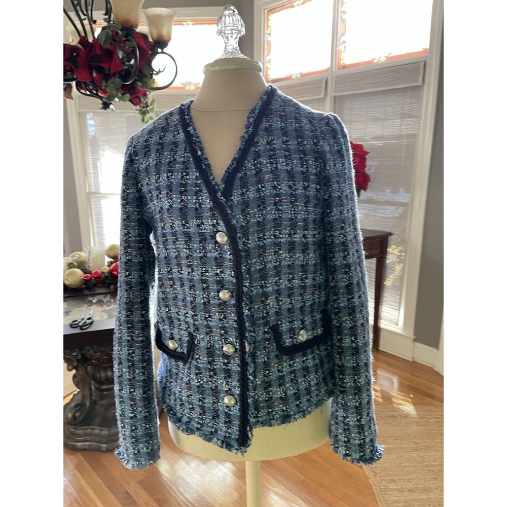 Tallbots Jacket Vintage Jacket  Short Jacket Y2K Hobo Chic Sz 4